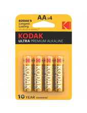 Kodak Ultra Premium Alkáli Tartós Ceruza Elem AA / LR6 1,5V (4DB)